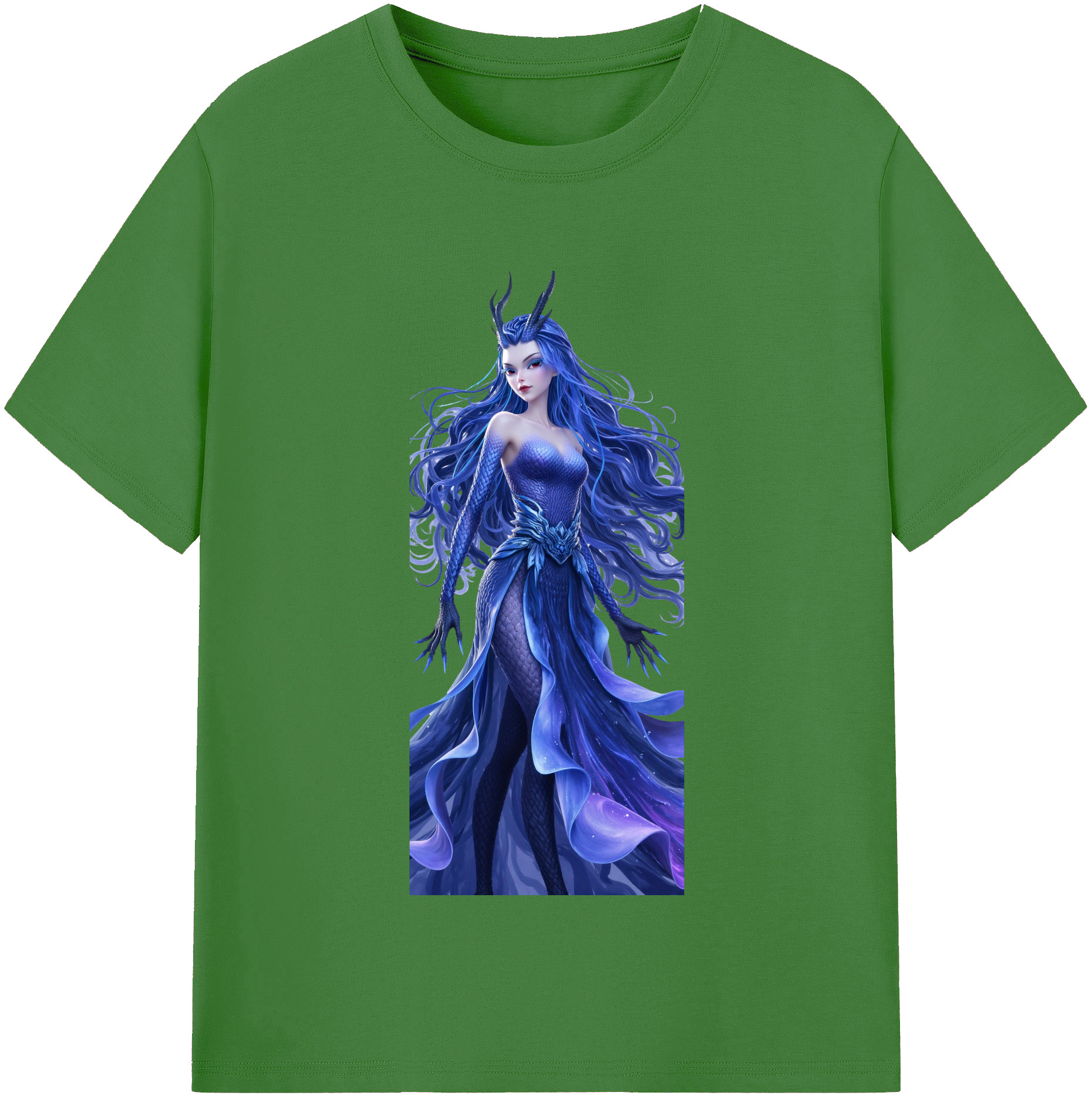 （画像用） Ne Zha 2 ナタ 魔童の大暴れ レディースカジュアルプリントTシャツ（綿100％）
